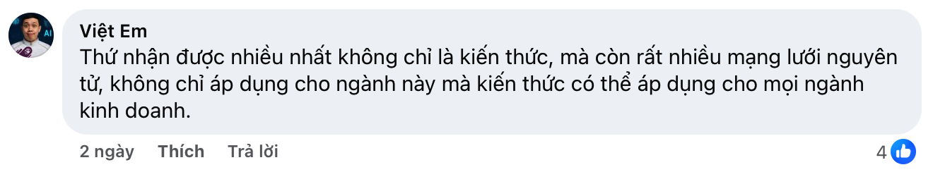 Phản hồi học viên 3