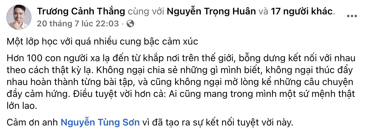 Phản hồi học viên 5